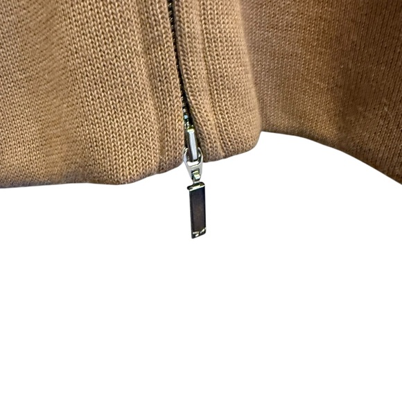 Faconnable Women's Full Zip Cotton Knit Jacket sz L - Picture 3 of 11